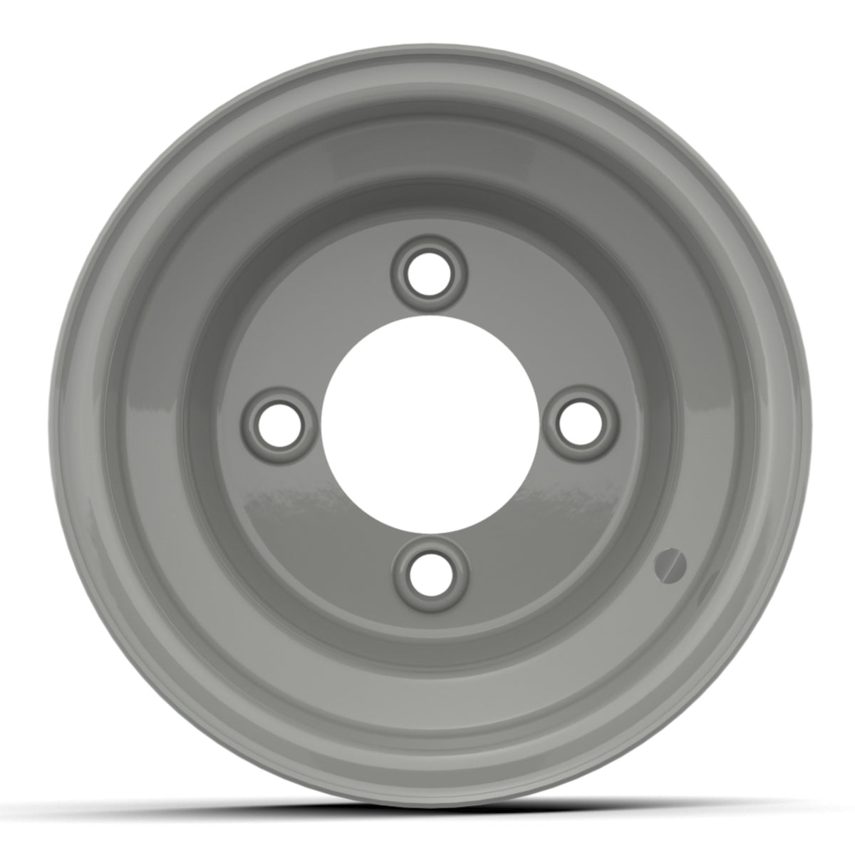 8" Club Car Grey Steel Wheel (Centered)