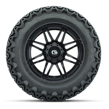GTW Stealth Gloss Black 14 in Wheels with 23x10-14 Predator All-Terrain Tires  Full Set