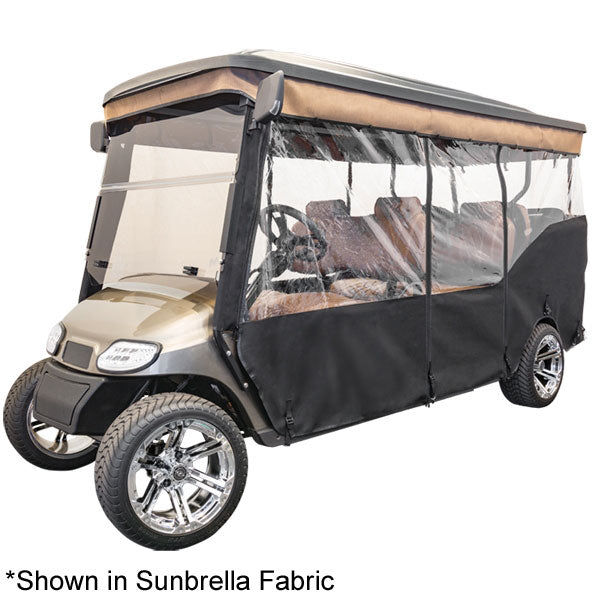 RedDot 3-Sided Beige Vinyl Enclosure & Valance for EZGO TXT Versa 120" Top (Years 1996-20013)