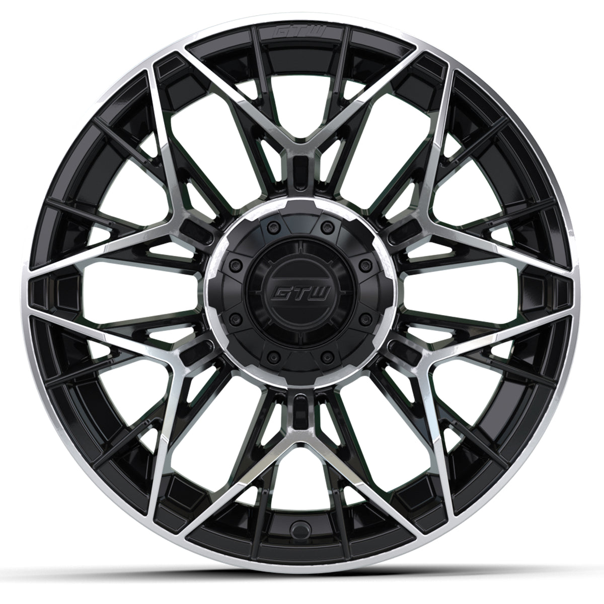 14" GTW Stellar Black with Machined Accents Wheel
