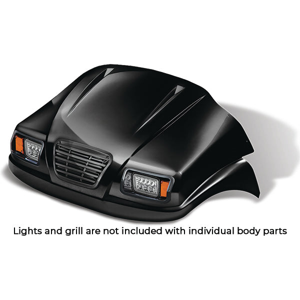 Carenado delantero DoubleTake Phantom, Club Car Precedent 04+, color negro 