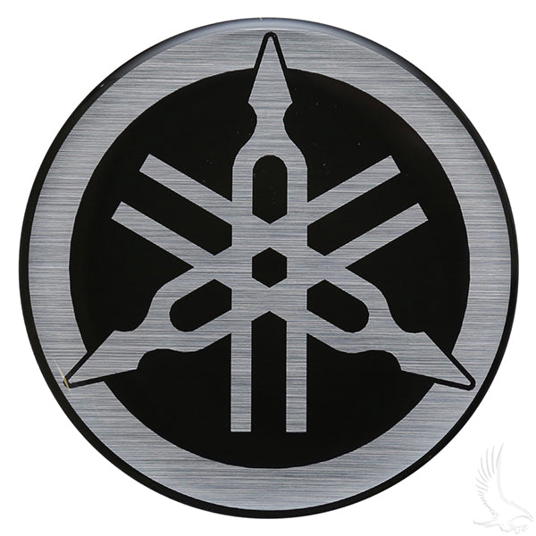 Emblema, negro/plata, Yamaha Drive