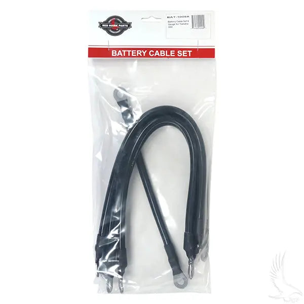 Battery Cable SET, Includes (1) 9" (4) 16" 4 gauge, Yamaha G22 Redhawk 