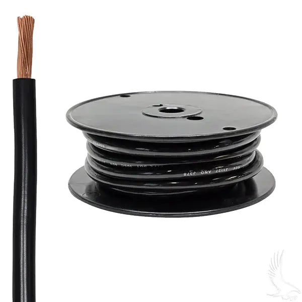 Battery Cable, 6 Gauge, 25 Foot Redhawk 