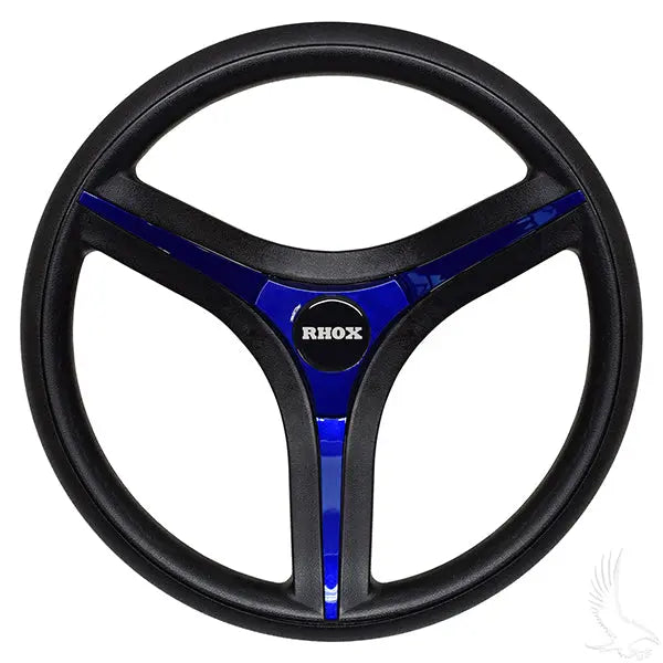 Brenta ST Steering Wheel, Blue Insert, Club Car Tempo, Onward, Precedent Hub Redhawk 