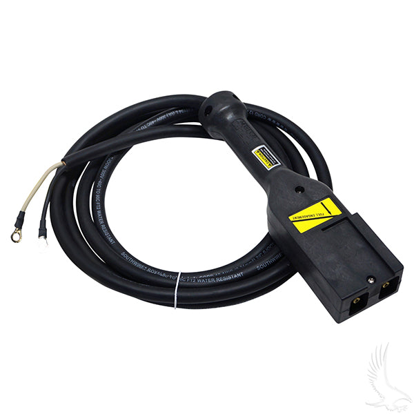 Cable de CC, PowerWise de 9', enchufe industrial con muescas EZ-Go de 48 V