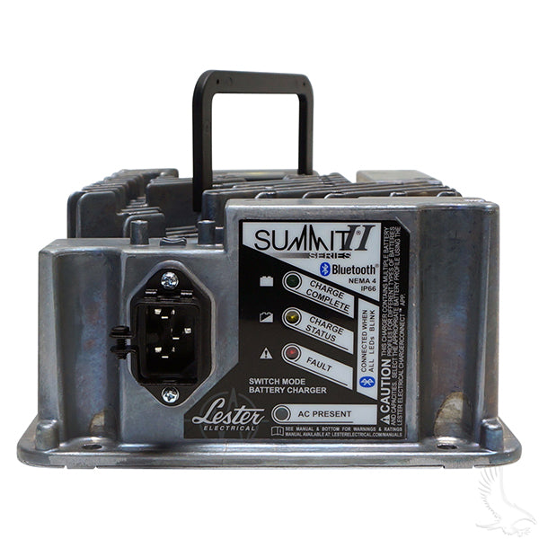 Battery Charger, Lester Summit II, 36-48V Auto Ranging Voltage 13-18A, w/o DC Cordset