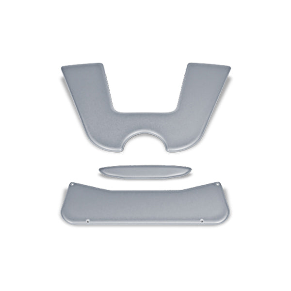 Moldura central del tablero DoubleTake Sentry, universal, plateada, PN# DASH-DT0100-SV