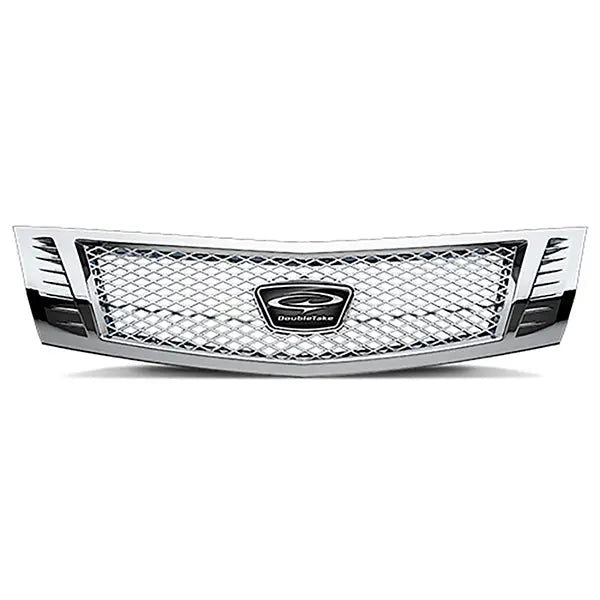 DoubleTake Grille, Phoenix Diamond, Chrome, E-Z-Go RXV, Yamaha Drive2 DoubleTake 