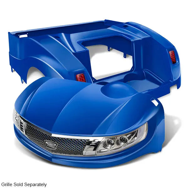 DoubleTake Phoenix Body Kit with Street Legal LED Light Kit, E-Z-Go RXV 08+, Blue DoubleTake 