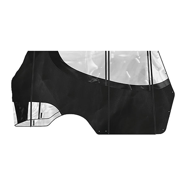 Caja DoubleTake para sistema de rieles Kwick-Track, para 4 pasajeros, Yamaha Drive2, color negro, PN# ENC-DT8032-BK