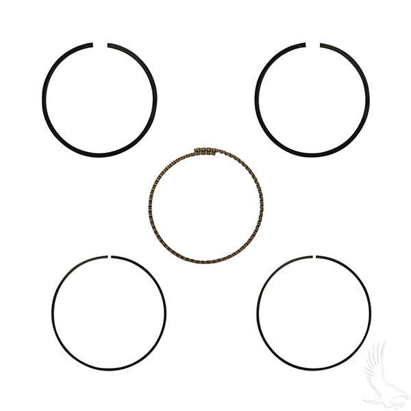 Juego de anillos de pistón, tamaño estándar, EZ-Go 4 Cycle Gas 93-08 Fuji-Robin únicamente, 295 cc únicamente, PN# ENG-136