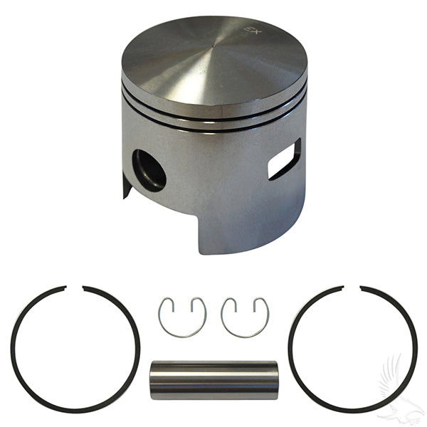 Conjunto de pistón y anillo, un puerto +0,25 mm, EZ-Go de 2 tiempos, gas 80-88, PN n.° ENG-148