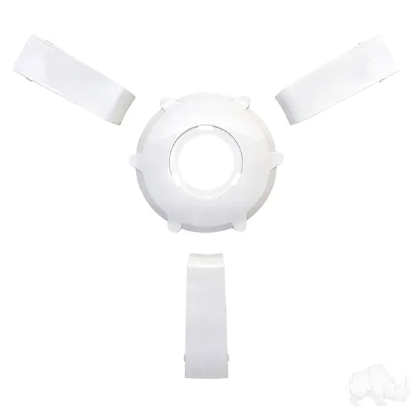 Giazza Steering Wheel Insert Kit, White Redhawk 