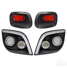 RHOX LED Light Kit w/ RGBW LED Running Lights and Plug and Play Harness, E-Z-Go Express, 12-48V