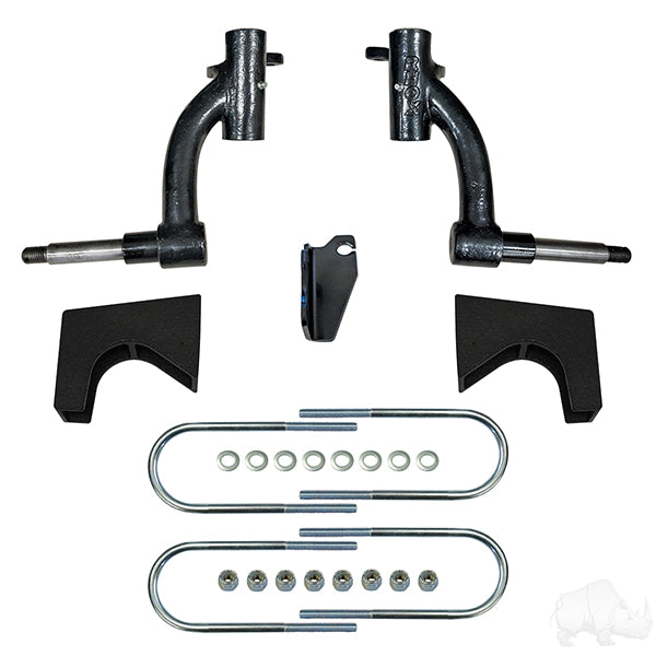 RHOX 6" Drop Spindle Lift Kit, E-Z-Go RXV 13-19 Gas & Electric Mar 13-21.5