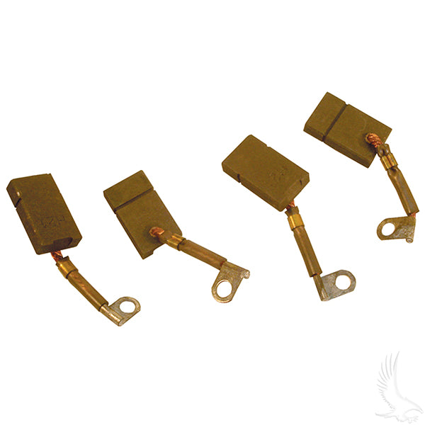 Juego de escobillas, generador de arranque, EZ-Go Gas 80+, Club Car Gas 84+, Yamaha Gas 78+, juego de 4, PN# MOT-2100