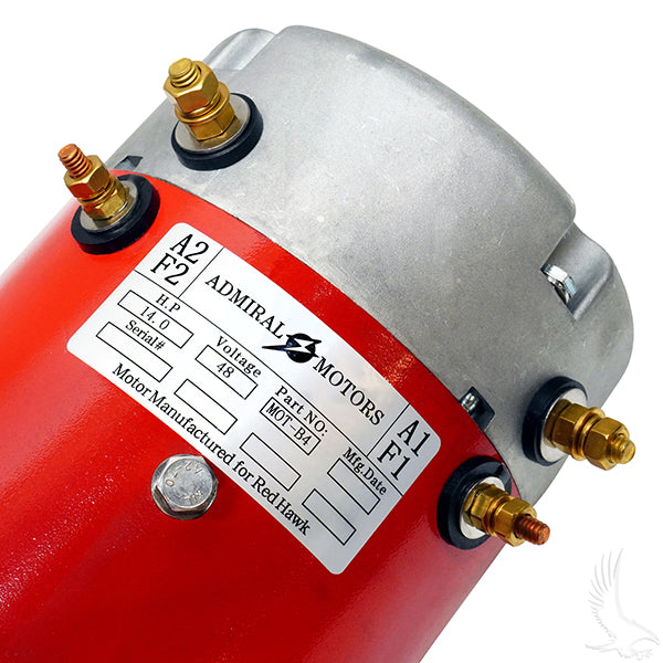 Motor, E-Z-Go TXT, Long Stack, 48V TXT Regen