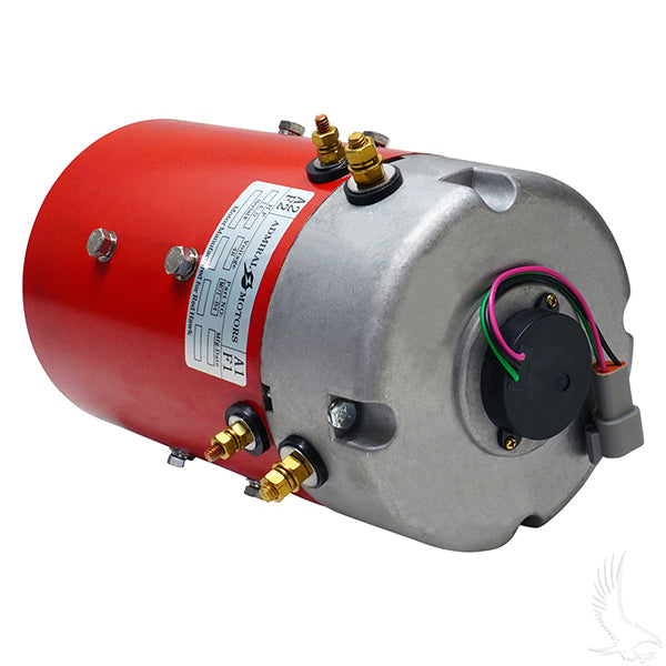 Motor, E-Z-Go TXT, Long Stack, 48V TXT Regen