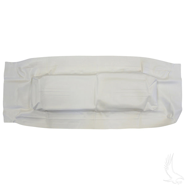 Seat Back Cover, White, E-Z-Go Commercial