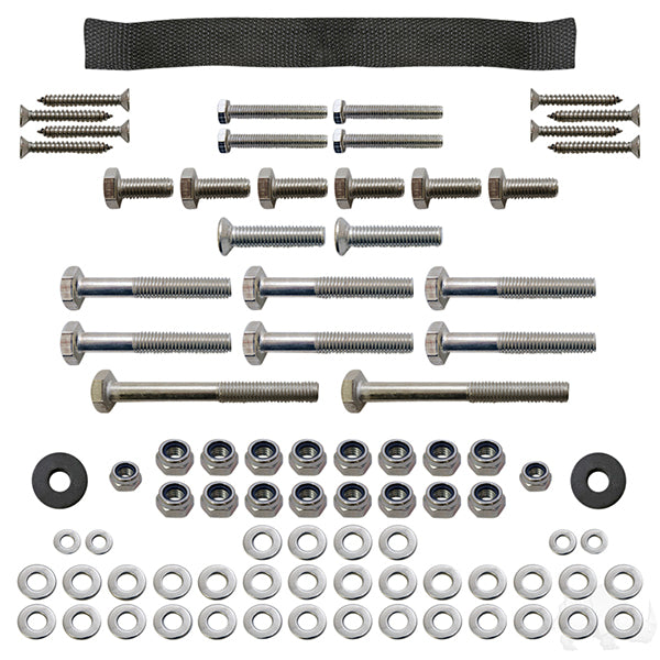 Kit de herrajes de repuesto RHOX, asiento de acero inoxidable, unidad Yamaha PN n.° SEAT-754