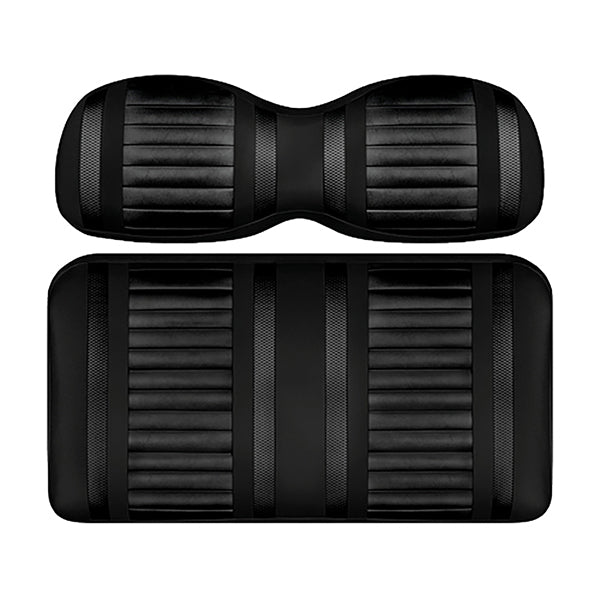 Juego de cojines delanteros DoubleTake Extreme, Club Car Precedent 04+, negro/negro, PN# SEAT-DT1223-BBK