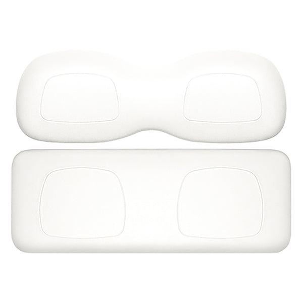 Juego de cojines traseros DoubleTake Classic, EZ-Go RXV/TXT 96+, Club Car DS, blanco, PN# SEAT-DT2000-WT