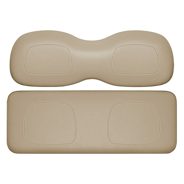 Juego de cojines traseros DoubleTake Classic, EZ-Go RXV 08+, gris topo PN# SEAT-DT2013-TP