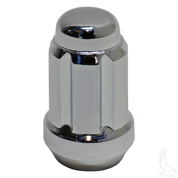 Juego de 16 tuercas para orejetas, llave hexagonal, cromada, estándar 1/2"-20, PN# TIR-941S