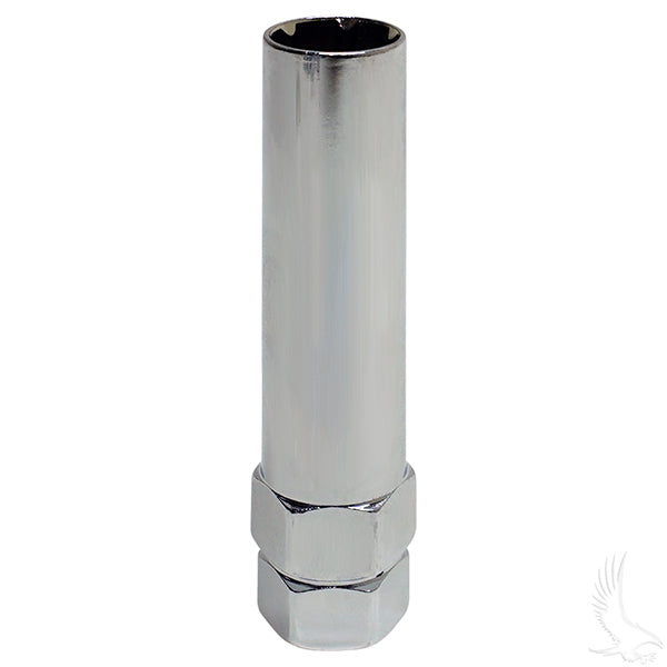 Juego de 16 tuercas para orejetas, llave hexagonal, cromada, estándar 1/2"-20, PN# TIR-941S
