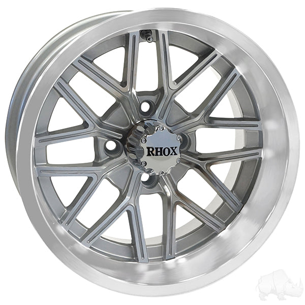 RHOX RX281, plata mecanizada, 14 x 7 ET-25 PN# TIR-RX281-MS