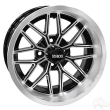 RHOX RX282, Machined Gloss Black, 14x6 ET-10