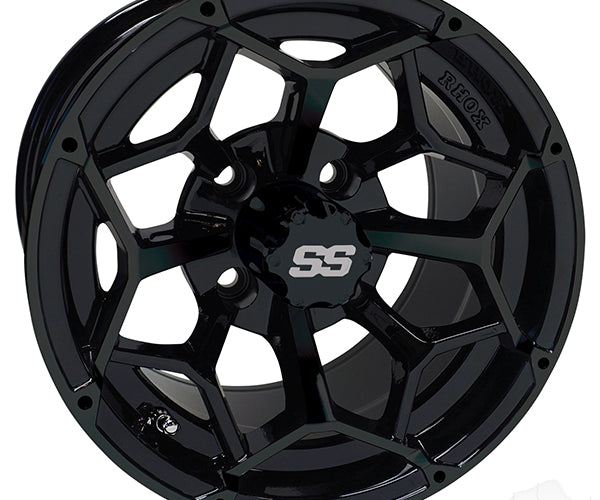 RHOX RX382 Wheel - Gloss Black 12x7 ET-25 | Durable Design – Lakeside ...