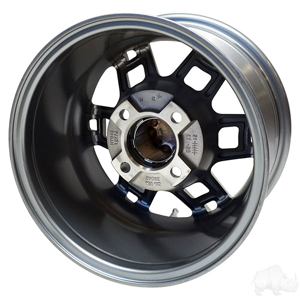 RHOX RX390, metal de cañón, 12 x 7 ET-25, n.º de pieza TIR-RX390-GM