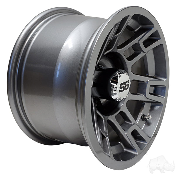 RHOX RX390, metal de cañón, 12 x 7 ET-25, n.º de pieza TIR-RX390-GM