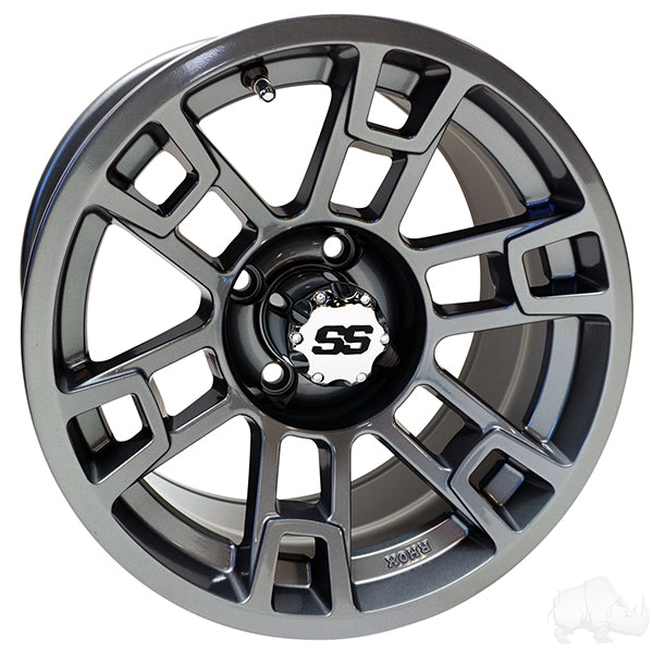 RHOX RX391, Gun Metal, 14x7 ET-25