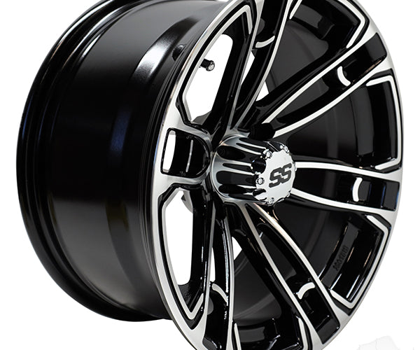 RHOX RX398, Machined Gloss Black, 15x7 ET-25- from Rhox – Lakeside Buggies