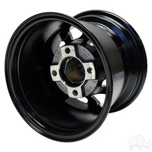 RHOX RX403, Machined Gloss Black, 10x7 ET-25