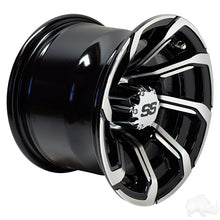 RHOX RX403, Machined Gloss Black, 10x7 ET-25