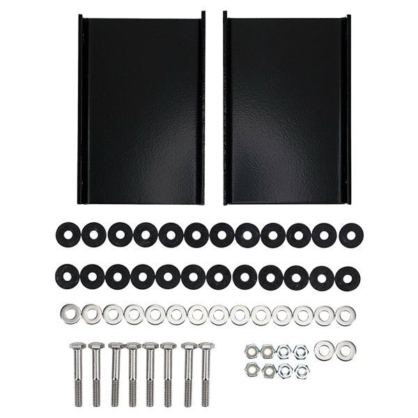 Soportes de montaje frontales superiores DoubleTake para Kwick-Track Top de 60", 80" o 120", Club Car DS 00+ PN# TOP-DT0022-F
