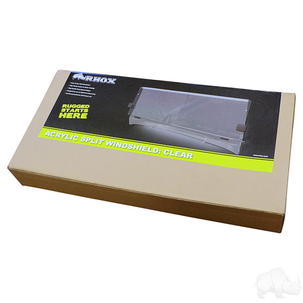 Parabrisas transparente de 2 piezas, Yamaha Drive2, PN n.° WIN-1028