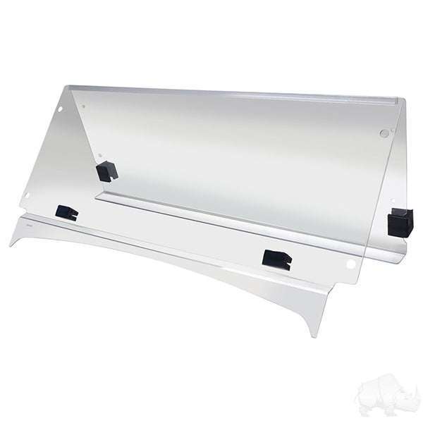 Parabrisas transparente de 2 piezas, Yamaha Drive2, PN n.° WIN-1028