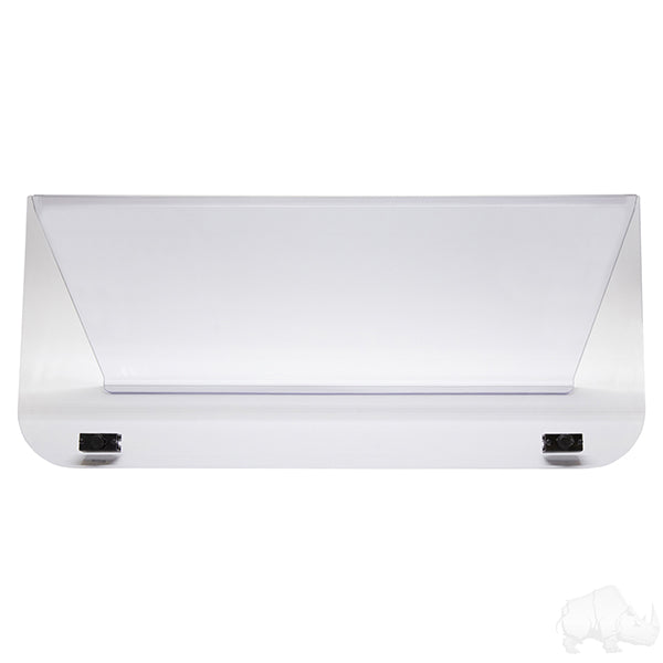 Windshield, 1/4" Impact Modified Clear 2 Piece, Club Car DS 00+