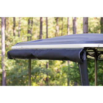 RedDot EZGO Express S4 Elite with 80ù Non Modular Top Black 3-Sided Track Style Vinyl Enclosure (Years 2023-Up)