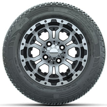 Set of (4) 12 in GTW Omega Wheels with 215/50-R12 Fusion S/R Street Tires