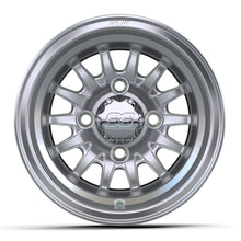 10" GTW Medusa Silver with Machined Accents Wheel
