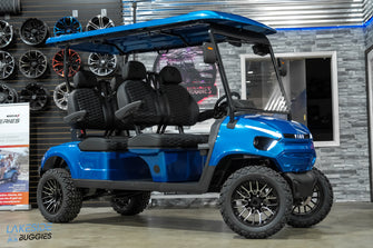 2025 VIBE EV - FLEX 4F Laguna Blue Carrito de golf legal para calle con 4 pasajeros delanteros