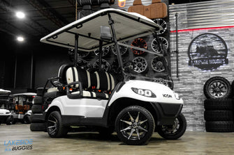 2023 ICON i40 blanco personalizado: auto de golf para 4 pasajeros 