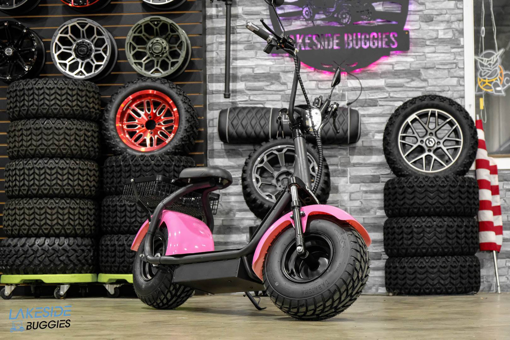 E-Rider Electric Personal Transportation Scooter Pink PN# R2WSE3000PA080890 -  E-Riderrs at LakesideBuggies.com