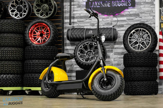 E-Rider Electric Personal Transportation Scooter Yellow PN# R2WSE3000PA080886 -  E-Riderrs at LakesideBuggies.com